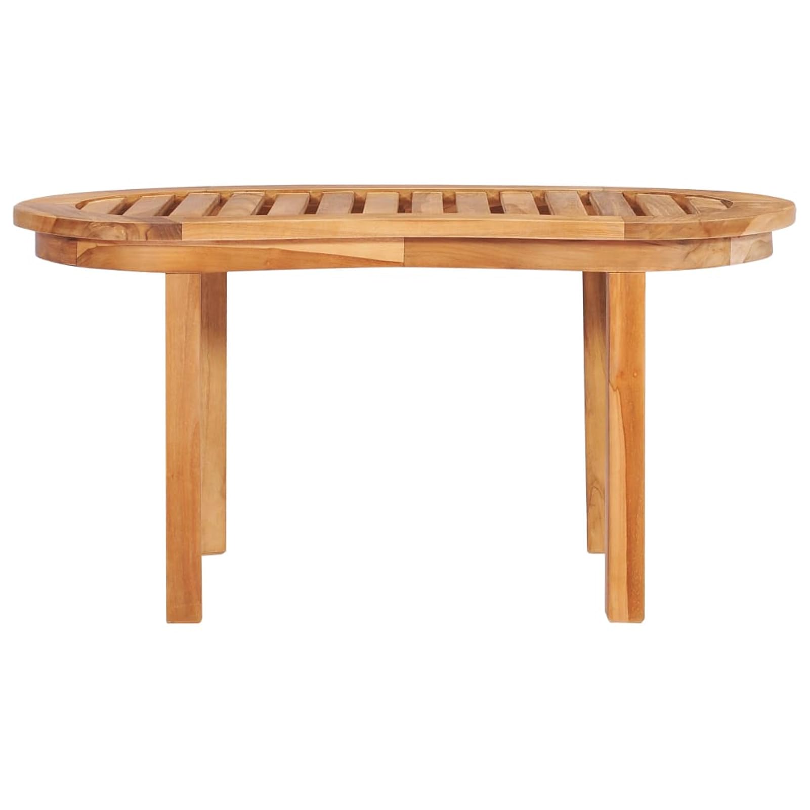 Homgoday Table basse 90 x 50 x 45 cm en bois de teck massif, table d'appoint pour canapé, table d'appoint pour salon, salle de réception d'invités, chambre à coucher et mobilier de bureau