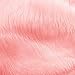 Faux Fur Fabric Long Pile Shaggy BABY PINK / 60" Wide / Sold by the yard