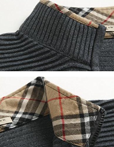 Men's Full-Zip Wool Knit Cardigan Sweater3