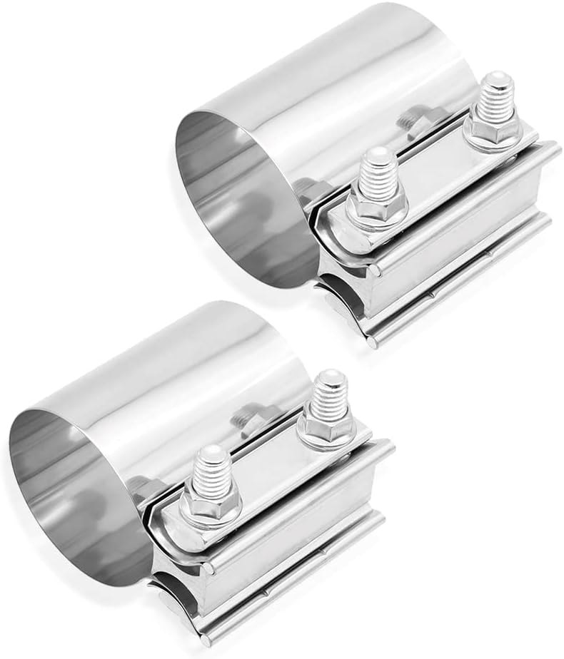 Abrazadera de escape de acero inoxidable, abrazadera de silenciador de banda de regazo de acero inoxidable, abrazadera de reparación de tubería