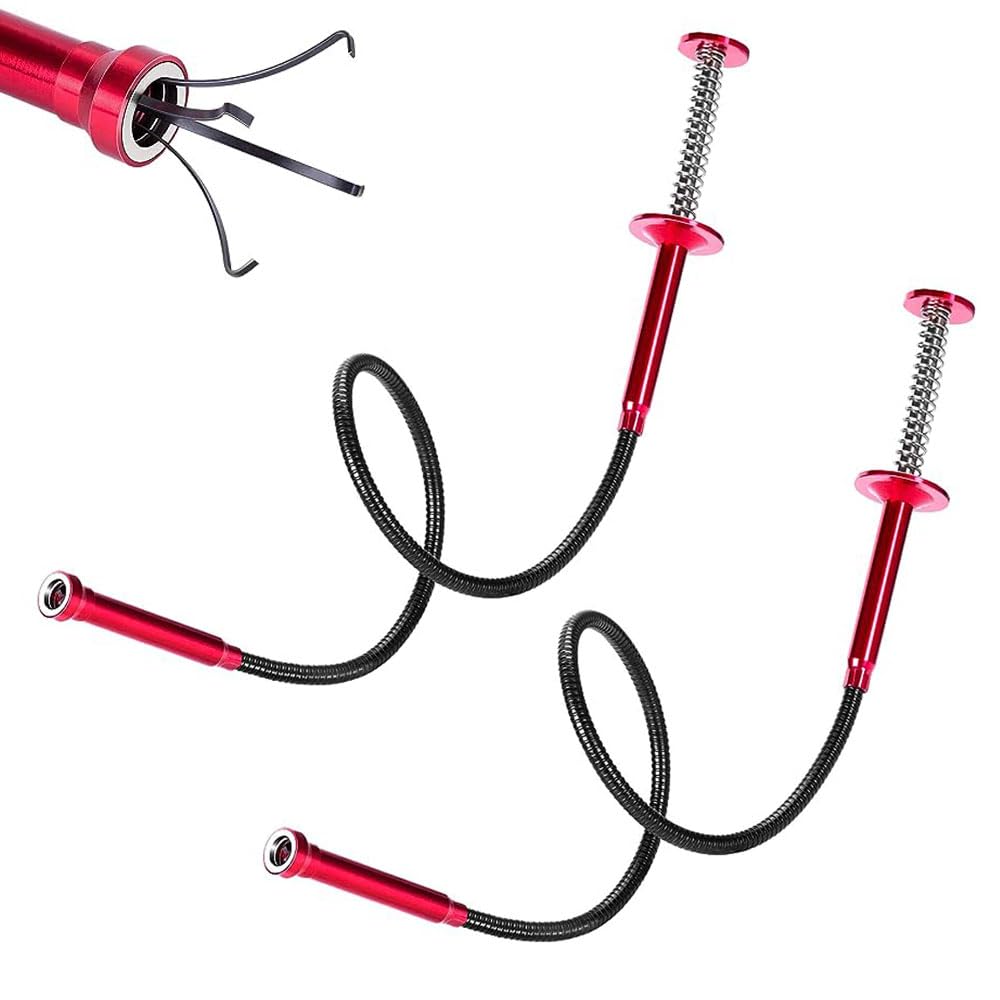 2pcs Bendable Flexible Magnetic Claw Pickup Tool, 61cm Four Claw Grabber Tool, Accurate Pick Up Grab Tool In Narrow Space for Home Sink Drain