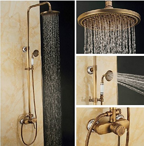 Tête de douche en laiton Gowe avec mitigeur monocommande pour un design élégant de salle de bain