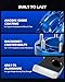 Orion Motor Tech 6x5.5 Wheel Spacers 1.25in Blue Wheel Spacer Kit Compatible with FJ Cruiser Tacoma 4Runner Tundra, 6x139.7mm Hub Centric Wheel Spacers 106mm Bore with 12x1.5 Studs, Set of 4