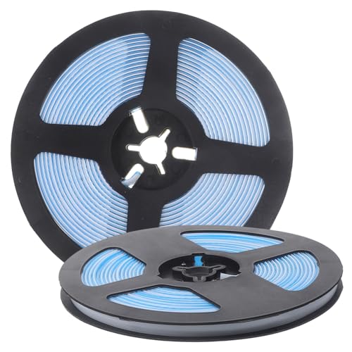 HAWILLOSCH 6m Peel Stick Caulk Tape for Bathtub Self Adhesive Bathroom Caulking Strip Toilet Caulking Strip Easy DIY Installation 2 Rolls Set White