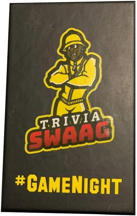Trivia Swaag - A Black 80's and 90's Trivia Game for The Culture - Fun Pop Quiz on TV Shows, Movies & Actors - Cards Great for 80's Gifts, 90's Gifts, Game Night & Parties (Adult Game) by iSwaag ENT
