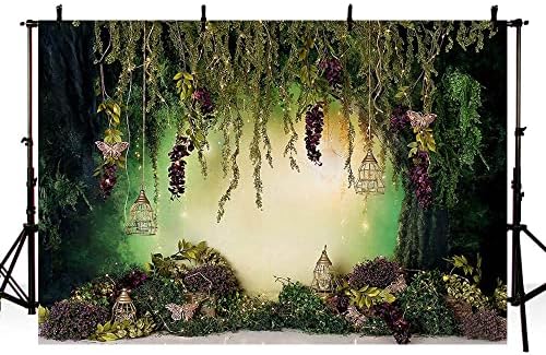Toile De Fond Photo Boho Floral Vintage - 2,1x1,5m - Décoration Chambre, Studio Photo, Anniversaire, Grossesse - Fond Imprimé Polyester Léger