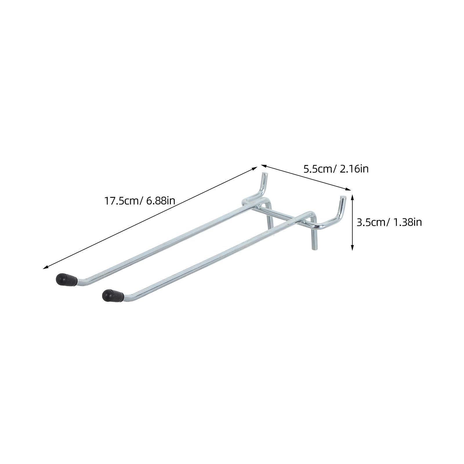 10 Stück Lochwand Haken aus Eisen 15cm Einfache Montage Effiziente Platznutzung für Werkstätten und Balkone Robuste Werkzeughalter für 7 11 Lb Belastung