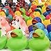 Kangaroo Bulk Assorted Rubber Ducks for Jeep Owners and Toddler Party Favors - Mini Ducks in Bulk Ideal for Rubber Ducking