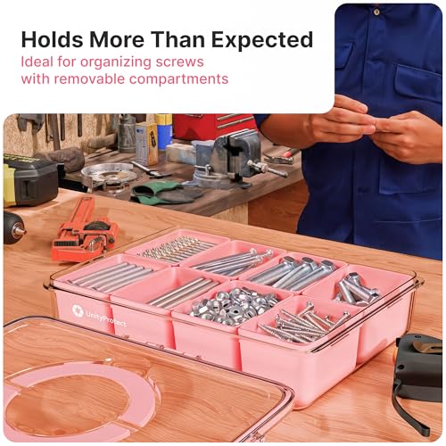 UnityProtect bandeja de servir dividida com tampa e recipientes para lanches - caixas de charcutaria