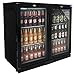 Price comparison product image Cater-Cool CK8501LED Commercial Double Hinged Door Bottle Cooler With LED Lighting - 850mm High (UK Mainland Del Only)