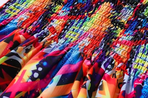 Image of Cromoncent Matching Hawaiian Outfits for Family, Dad and Son Matching Luau Beach Tropical Shirts Mommy Daughter Tropical Sets