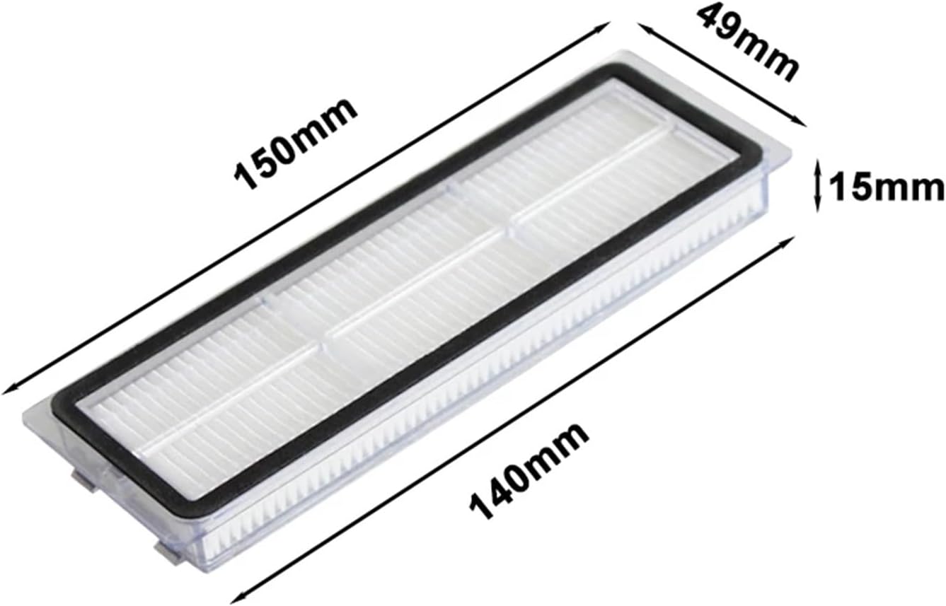 Robot Self-Cleaning, Robot Vacuuming and Mop Cleaner, Spare Parts Accessories for Cleaning, HEPA Filter Replacement. Compatible with Dream W10 W10pro (Color : 1pcs-01)