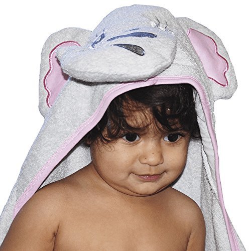 Baby bath towel hooded Ultra Soft Elephant 3D Newborn and toddlers