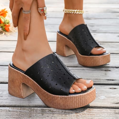 Chaussures plates de plage style sabot de bloc pour vos vacances d'été - 3