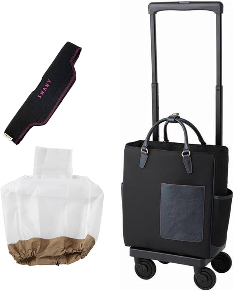 ✨極美品✨ スワニー キャリーバッグ D-598 リリーア ブラック 4輪 Amazon｜SWANY スワニー キャリーバッグ D-598 リリーア M21