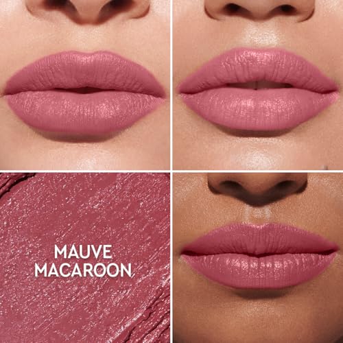 Image of Kiro Slickstick Luxe Matte Lipstick - Mauve Macaroon, 2.4g | High-Pigment Velvet Matte Finish | Hydrating & Long-Lasting | Infused with Peptides & Hyaluronic Spheres | 12 Nude, Pink & Red Shades