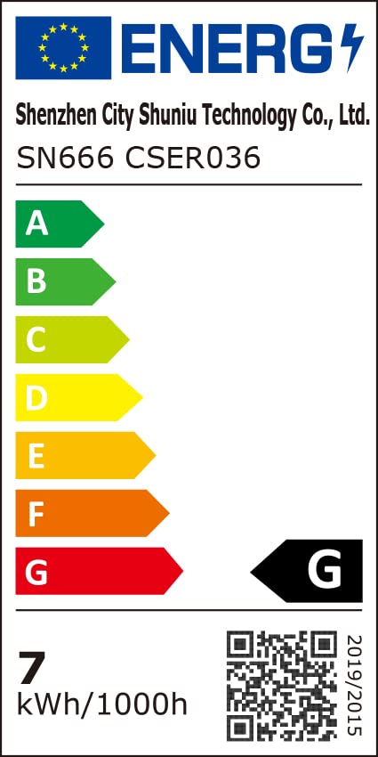 Shuniu LED Wegeleuchten Außen 7W, Gartenleuchte, 3000K Aussenleuchte Stehlampe, Pollerleuchte 48CM IP65, Standleuchte für Garten