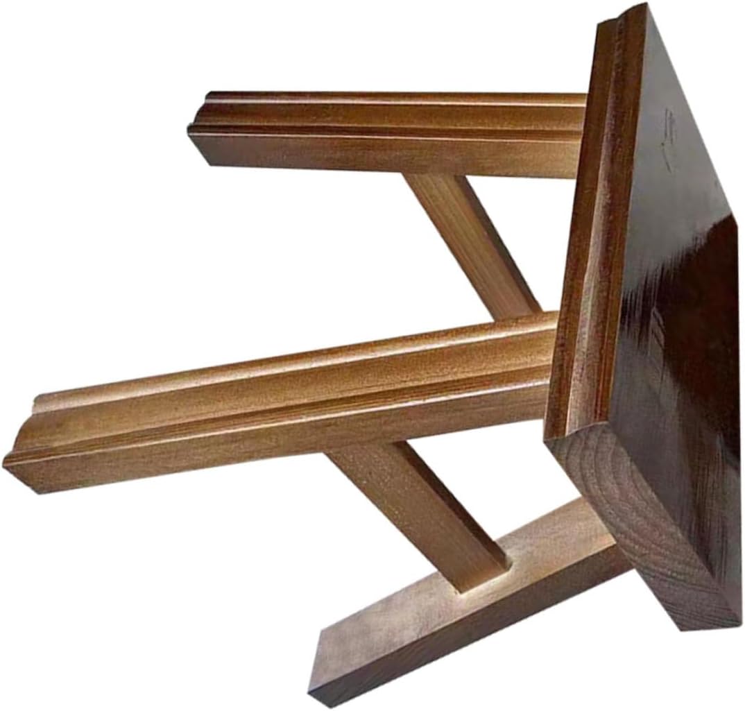 Alipis Foot Stools and Girls Step Stool Dorm Boys and Girls Small Wood Wooden Indoor Bedside Rustic Bed Long Bathroom Kitchen