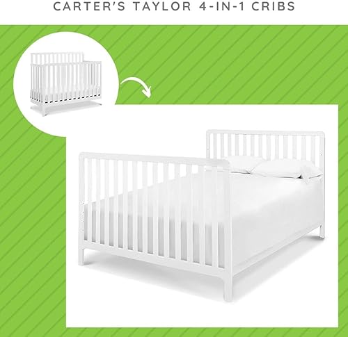 Miniatura 7 de Kit de conversión de tamaño completo para cuna 4 en 1 de Davinci Carter color blanco