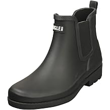 Aigle Carville 2 Womens Rain Boot, Black Black, 8 US