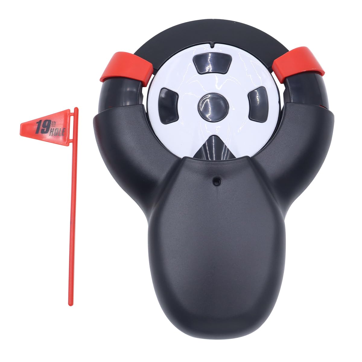 Huba Golf Automatic Putting Cup Putting Trainer Automatic Putt Return Adjustable Hole Auto Put, 21 X 27cm Black