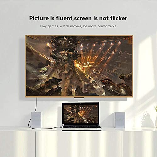 Qgeem Usb C To Vga Cable Adapter Sturdy Type C To Vga Cable [Thunderbolt 3] Compatible With Macbook Pro,Dell Xps 13/15,Surface Book 2,Hp Spectre X360,Lenovo Yoga 910 & More,Vga To Usb C(6Ft) #TOP5