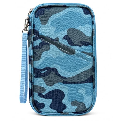 Image of Passport Holder Family, Women Rfid Blocking Passport Wallet, Travel Essentials Premium Wallets, Waterproof Passport Holders Bag for Men Traveling, Travel Document Organizer Credit Cards Case