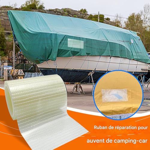 Solution Étanchéité Toiture et Auvent - Ruban Invisible Multi-Surfaces Camping - 2