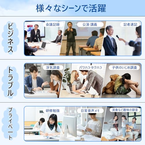 Zyvrex Zyvrex ボイスレコーダー 小型 ICレコーダー M28 の商品画像 6