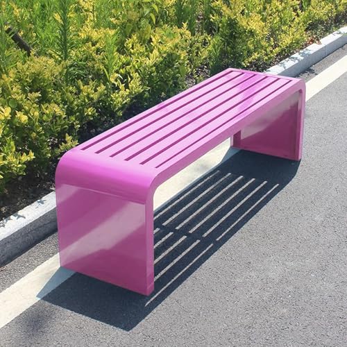 Banc en métal bleu de 180 cm idéal pour sublimer votre balcon ou porche