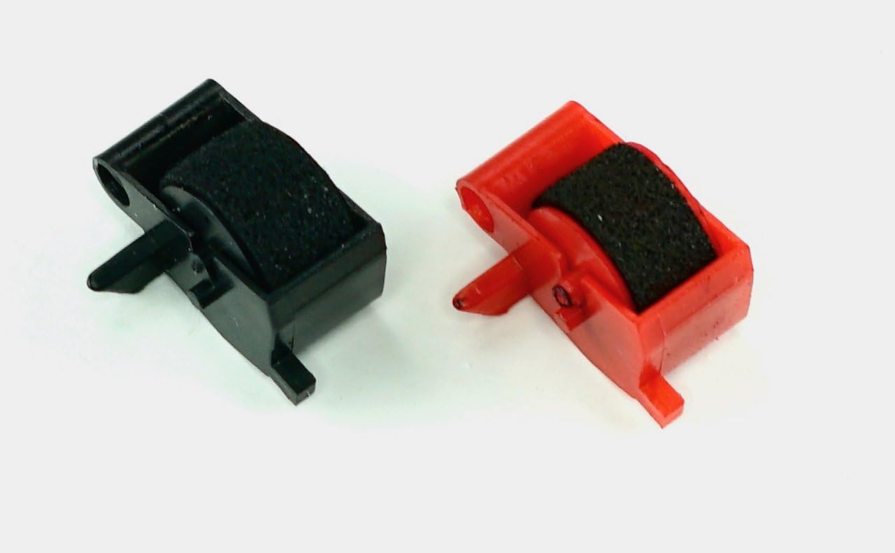 New Sharp EA 781 Black and RED Ink Roller; Superior Replacement for Sharp EA 781, DATAPRODUCTS R14772. (GRC R878-IRBR) image 2
