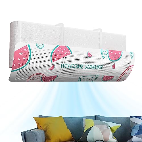 Decorhome Deflectores de aire para aire acondicionado, deflectores de aire antiviento, deflectores de aire refrigerados por aire, parabrisas rotativo para salón, estudio, dormitorio, oficina