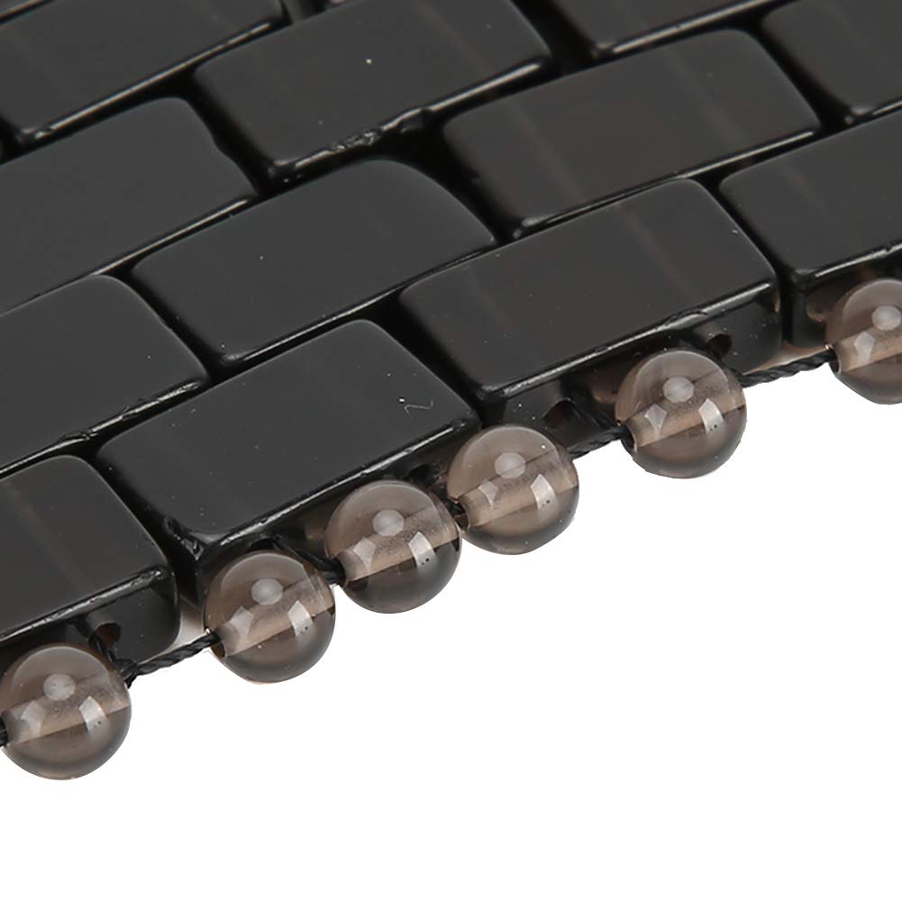 Maschera per gli Occhi in Giada, Maschera per gli Occhi in Pietra di Giada Maschera per il Viso Fredda Maschera per gli Occhi per Dormire Rinfrescante Massaggiatore per il (BLACK)