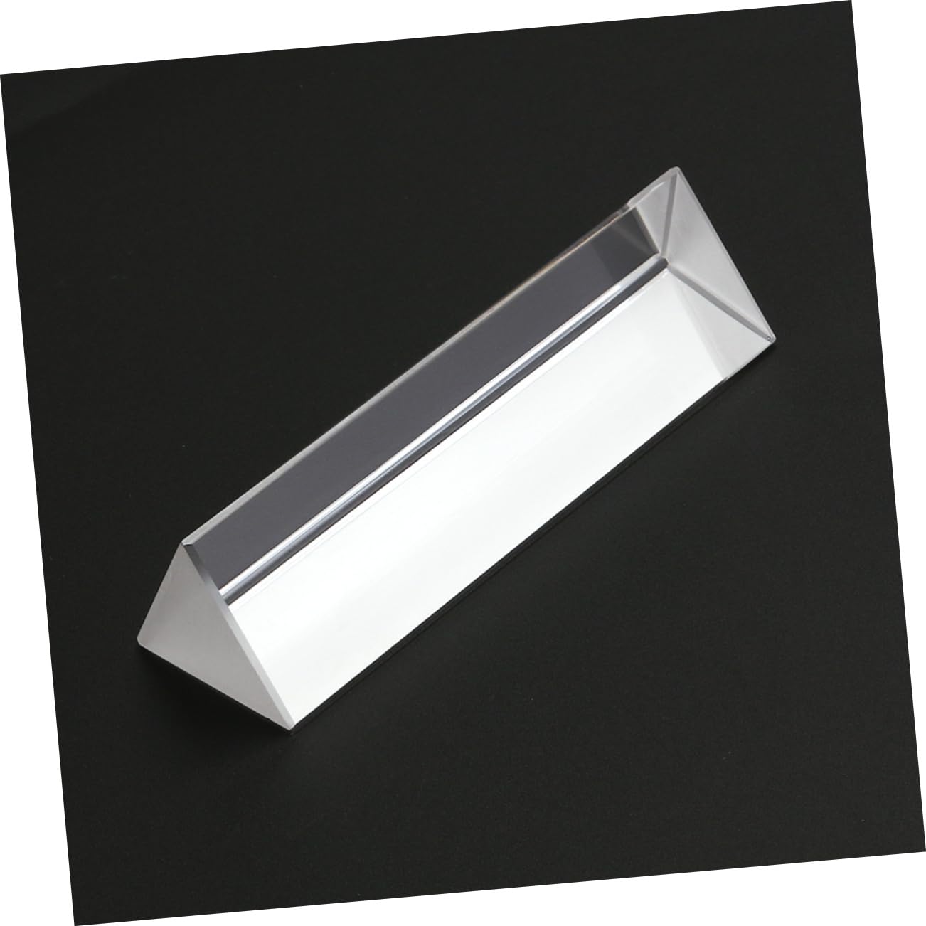 CIYODO Crystal Optical Prism Triangular Prism Precise Cuttings Use for Glasses Break Light into Colors