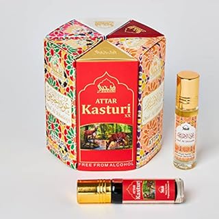 Dukhni Premiere Attar Oil Set |   | Authentic Arabic Fragrance Oils | 100% Halal Blends, Ramadan Eid Gifting | Oud Ibtisam, Oud Khaleeji, Oud Habayeb, Kasturi XX, Ambar, Blue Girl -6ml each