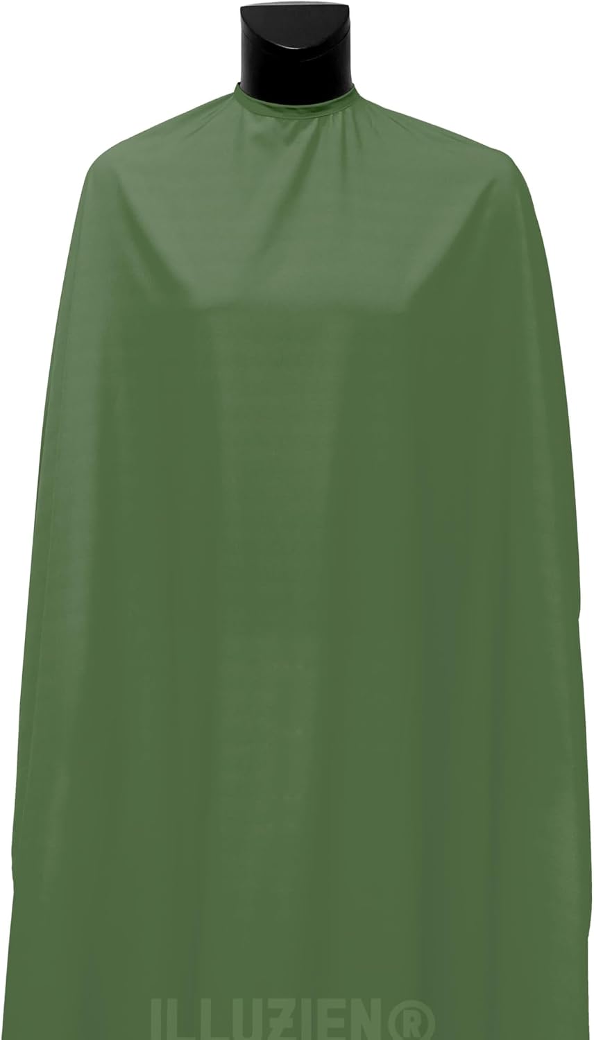 Illuzien Moss PRO Barber Cape, Hair Cut Drape, Water-Resistant Barber Accessories, Professional Cape