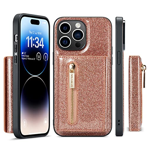 Étui portefeuille iPhone 14 Pro Max amovible 2 en 1