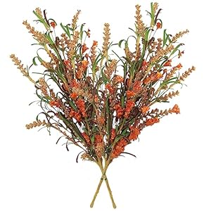 CISDUEO 2 Pcs Artificial Fall Flowers for Decoration Fall Bouquet Artificial Flowers Dried Floral Arrangement Faux Fall Flower Bouquets Greenery for Autumn Thanksgiving Table Centerpieces Fall Decor CISDUEO 2 Pcs Artificial Fall Flowers for Decoration Fall Bouquet Artificial Flowers Dried Floral Arrangement Faux Fall Flower Bouquets Greenery for Autumn Thanksgiving Table Centerpieces Fall Decor