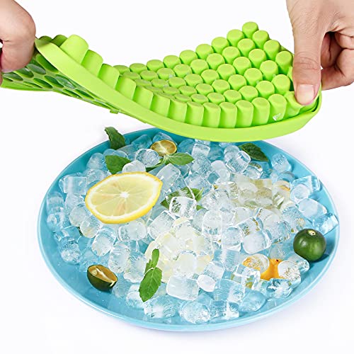 Molde de silicona para cubos de hielo, 2 piezas miniatura 3