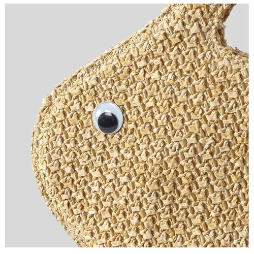 Cartera tejida de paja para mujer, clutch bohemio natural para vacaciones playeras, moda verano 2026 miniatura 4
