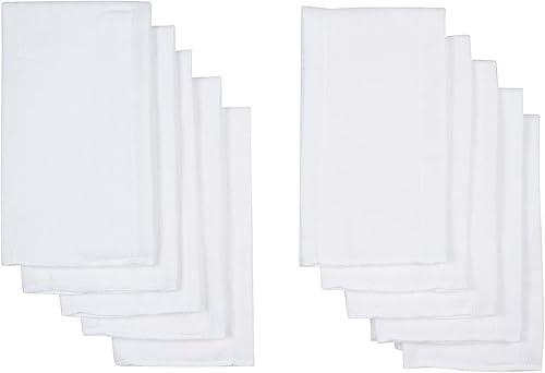 Miniatura 4 de Birdseye - Pañales de tela plana reutilizables de 27 x 27 pulgadas, 100% algodón de alta absorción, paño para eructos Birdseye, paquete de 12