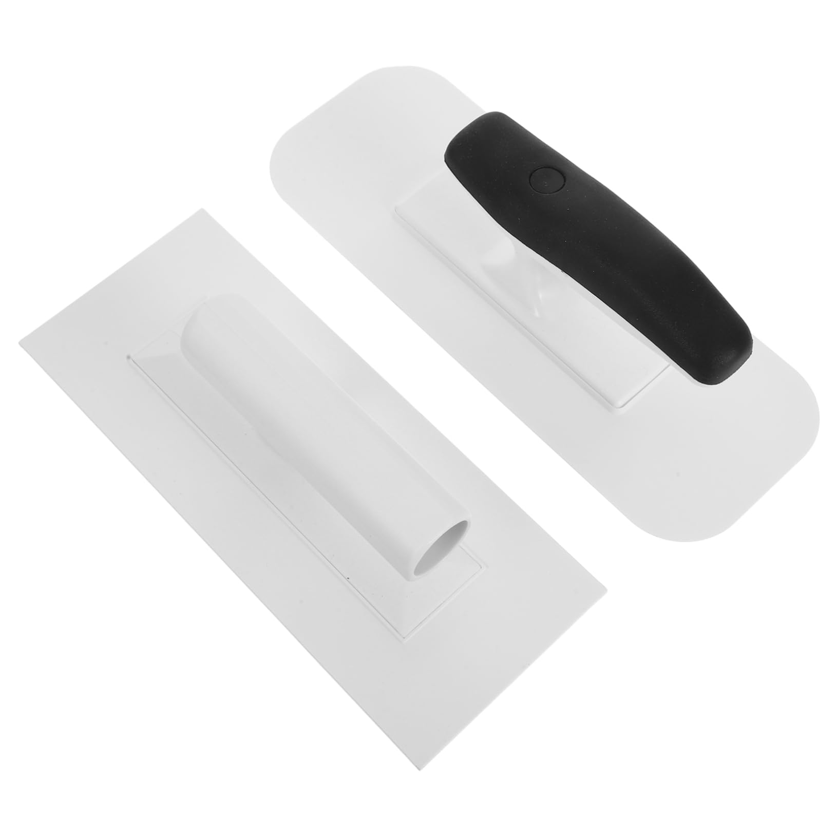 DOITOOL 2 Piezas Paleta de Plástico Ergonomica para Acabado Manual Herramienta Ligera y Duradera con para Alisado Revestimiento y Artísticos Paredes