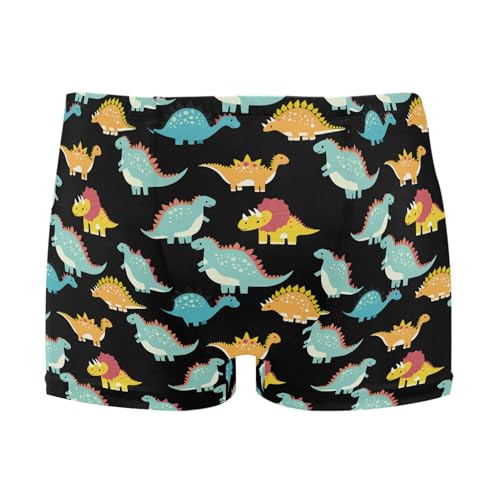 Dinosaur Dino Mens Swim Trunk Swimwear Bathing Suit Swim Brief Square Leg Board Short S B0405261