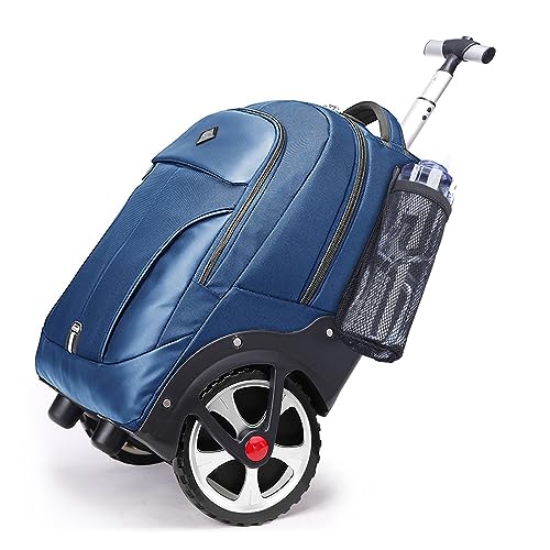 Large Wheeled Water Resistant Travel Rolling Backpack
