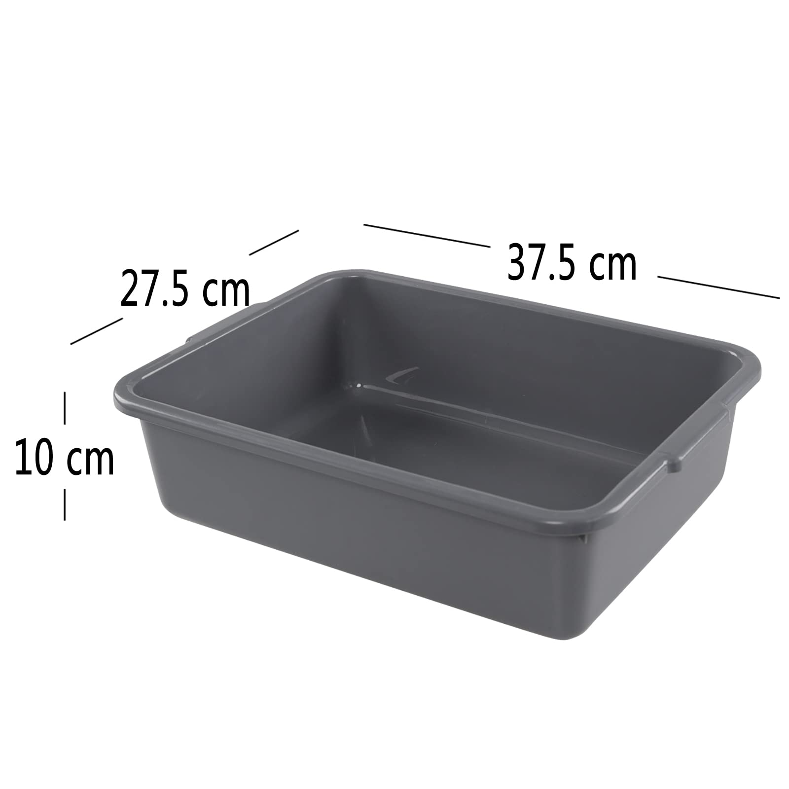 Set di 4 Vaschette/Scatola Commerciale Bus, Vaso di Plastica Vaso, 8 L
