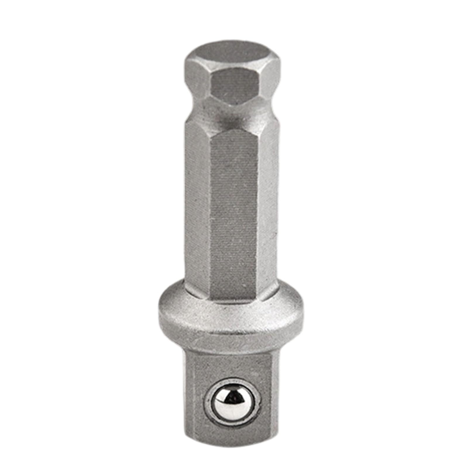 Yanzunlrn Multipurpose Hexagonal To Square Fast Release Adapter Coupler For Smooth And Secure Tool Connection Home Workshop Use Rustproof Spell Square Coupler