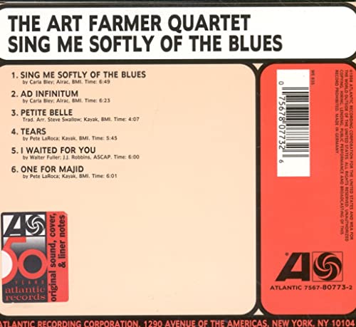 ART FARMER QUARTET THE ART FARMER QUARTET - Sing Me Softly Of The Blues - CD