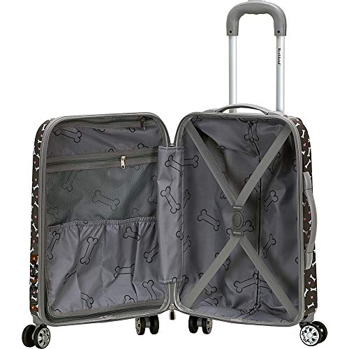 Rockland Vision Hardside Spinner Wheel Luggage, Assorted/Multicolor, Carry-On 20-Inch2