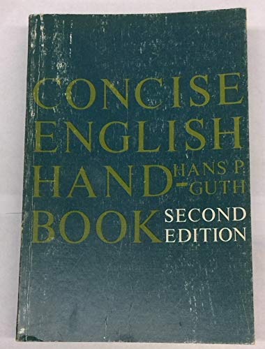 Concise English Handbook - Second Edition B071GM384F Book Cover