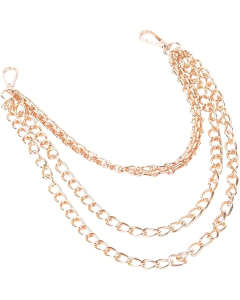 3-Layer Metal Pants Keychain, Unisex Punk Hip-Hop Waist Accessory, Wallet Keychain ...